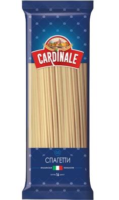 D05. Pasta ~ Макароны Cardinale Спагетти 500гр*25шт