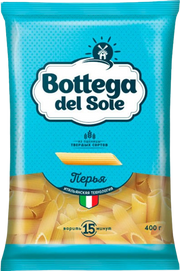 D04. Pasta ~ Макароны Bottega del Sole Перья 400гр*20шт