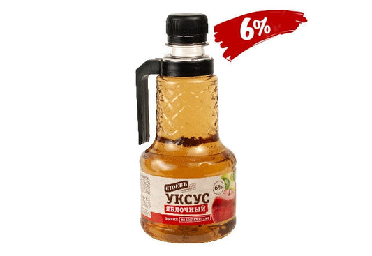 Уксус Стоевъ Яблочный 6%  ( пластик)970/6