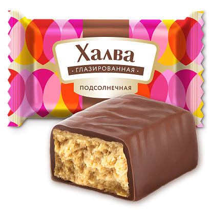 «Азовская» Халва подсолнечная глазированная 3кг/6.61lb