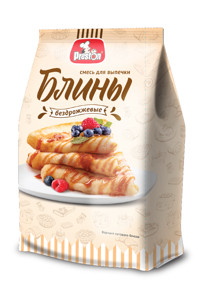 F01. Baking ~  Смесь для блинов 300гр*6шт.