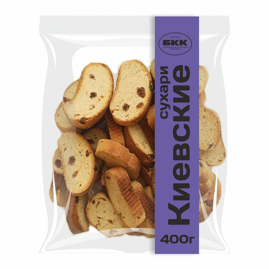 БКК Сухари Киевские 400г.8шт.
