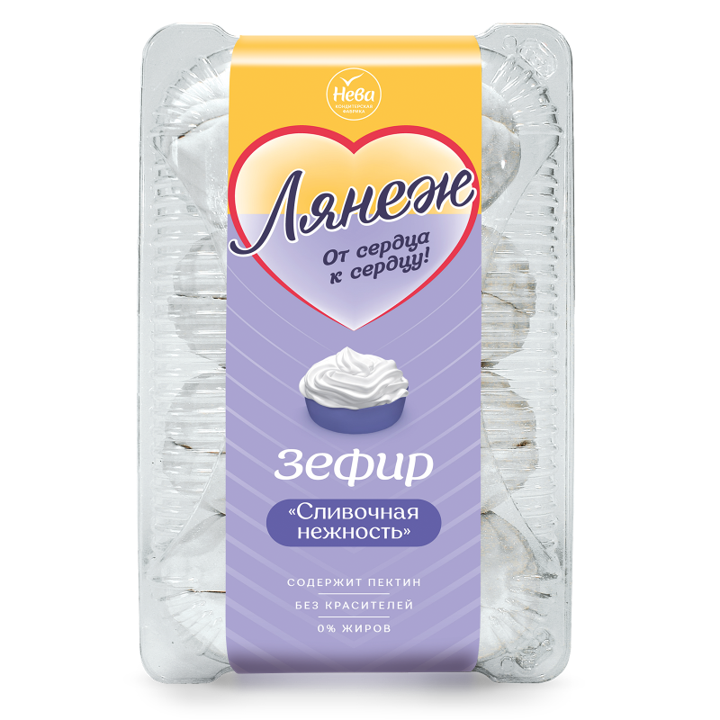 1. Marshmallows ~ Зефир "Лянеж" сливочная нежность 420г*9шт