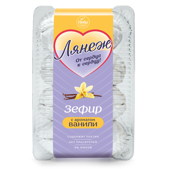 Зефир "Лянеж" с ароматом ванили 420г*9шт