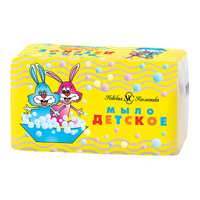 Туалетное мыло "Невская Косметика Детское", 140г/48шт.