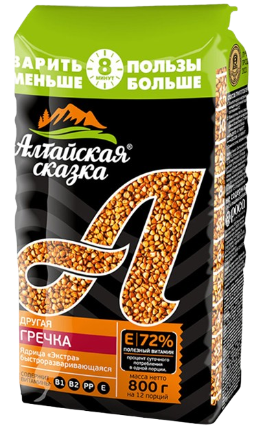 D01. Grains ~ Гречка Алтайская 800гр*12шт
