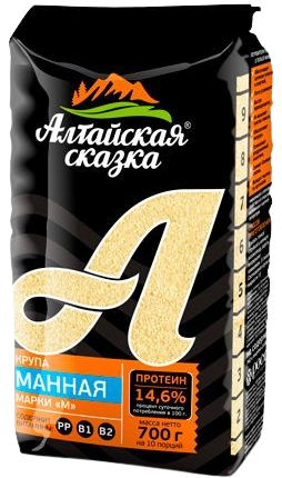 D01. Grains ~ Манная крупа 700гр*12шт