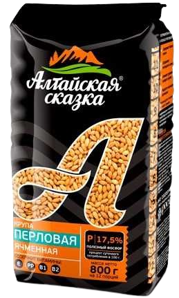 D01. Grains ~ Перловая крупа 800гр*12шт