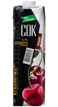 0. Mineral Water | Carbonated Drinks Juice ~ Кубаночка Сок вишневый 1л*12шт