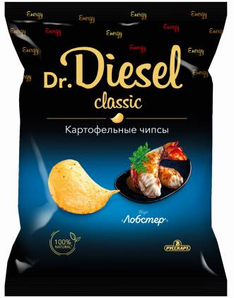 «Dr.Diesel» Картофельные чипсы лобстер 120г*10шт