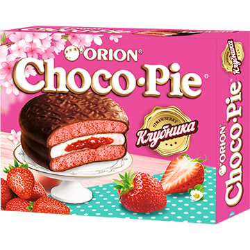 3.1 Choco Pie Клубника 360гр*8шт