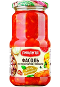 Vegetable Spreads ~ *Пиканта* Фасоль по-монастырски с овощами 470г*6шт