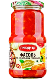H02. Pickled Vegetables ~ Фасоль по-монастырски с овощами 470г*6шт