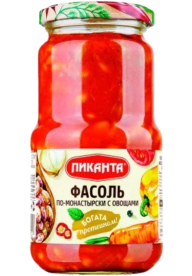 H02. Pickled Vegetables ~ Фасоль по-монастырски с овощами 470г*6шт