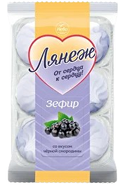 1. Marshmallows ~ Зефир "Лянеж" Чёрная смородина 315шт*12шт