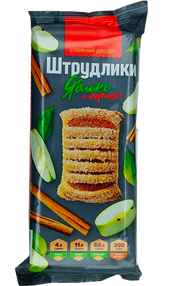 3.5 Cookies ~ Штрудлики Яблоко с корицей 200гр*14шт