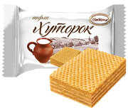 5.1 Wafers ~ Вафли Хуторок весовые 3кг/6.61lb