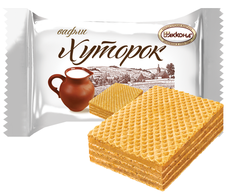 5.1 Wafers ~ Вафли Хуторок весовые 3кг/6.61lb
