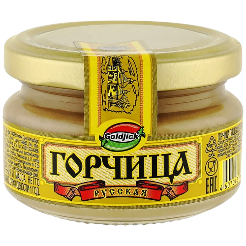 G02. Sauces ~ Горчица Русская 120г*12шт