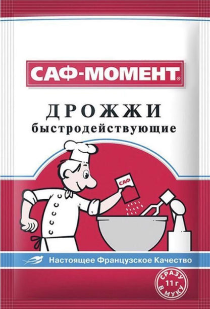 Сафт-момент® Дрожжи быстродействующие 11г*60шт
