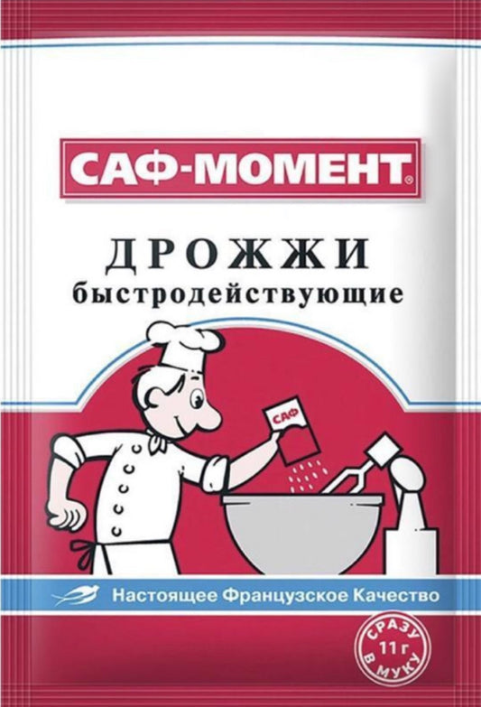 Сафт-момент® Дрожжи быстродействующие 11г*60шт