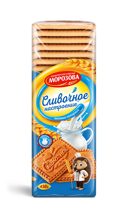 Печенье «Морозова» Сливочное настроение 430г*25шт