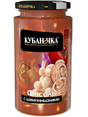 H03. Pickled Vegetables ~ Фасоль с шампиньонами 500гр*12шт