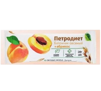 B12. Sugar Free ~ Батончик Овсяный с абрикосом 20гр*30шт