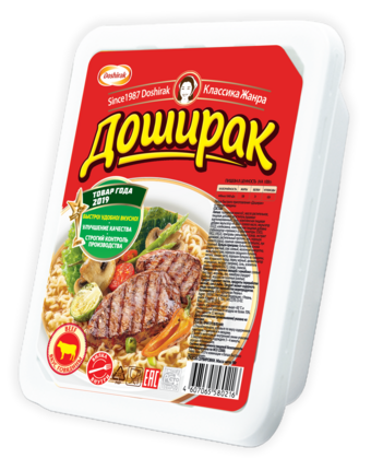 D10. Dry Soup ~ Доширак Говядина 90г*24шт