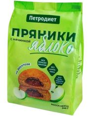 B10. Sugar Free ~ Пряники Яблоко на Фруктозе 340гр*15шт