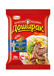 D11. Dry Soup ~ Доширак Квисти Говядина 70гр*48шт
