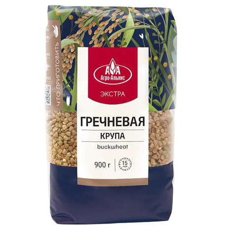 «АгроАльянс» Гречневая крупа линейка Экстра 900г*12шт