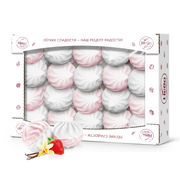 1. Marshmallows ~ Зефир "Нева" Бело-розовый 800г*1шт