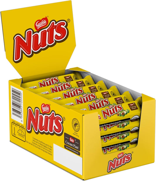Шоколадный батончик с орехами Nuts Nestles 50g/30ps