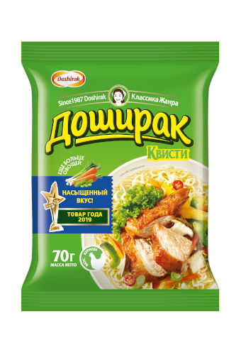 D11. Dry Soup ~ Доширак Квисти Курица 70гр*48шт
