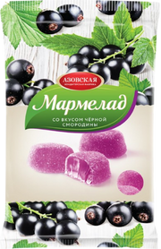 2. Marmalade ~ Мармелад со вкусом чёрной смородины 300г*12шт