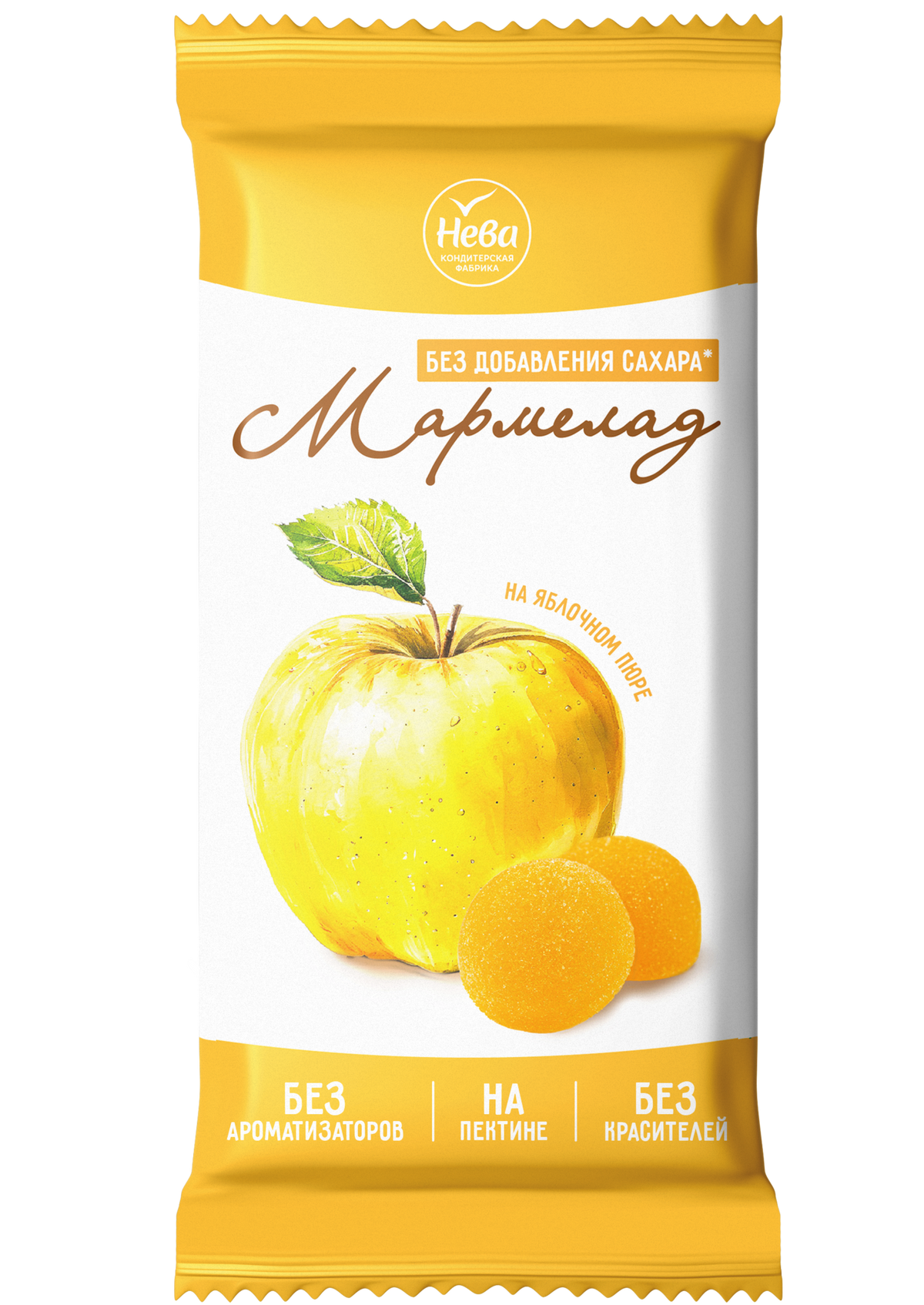 2.3 Sugar Free ~ Мармелад яблочный на изомальте 175гр*12шт