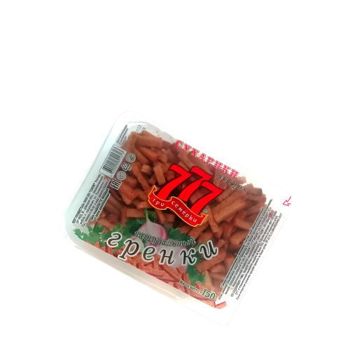 Гренки 777 Ржано-Пшеничные со Вкусом  чесноком  , 150 г. * 12 шт