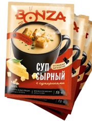 E05. Dry soup ~ Суп-пюре Сырный с сухариками 18гр*24шт