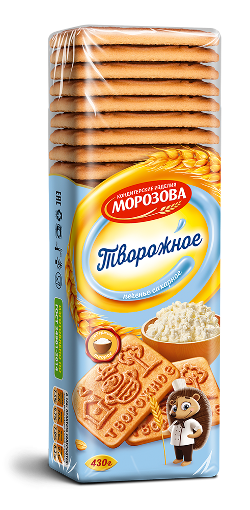 «Морозова» Печенье Творожное 430г*25шт