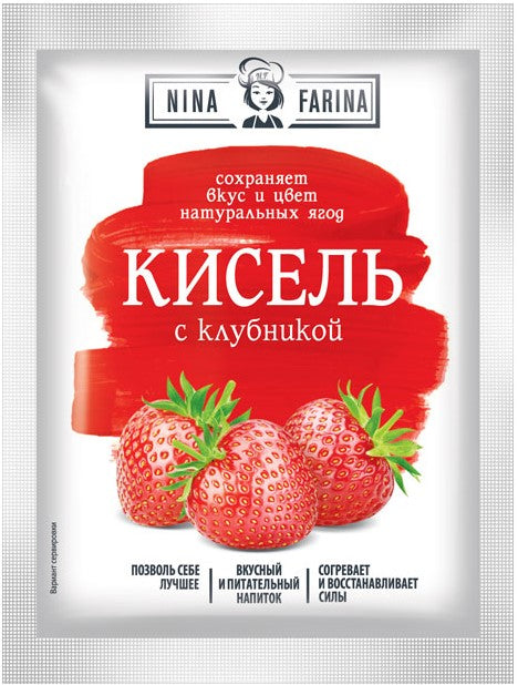 Tea & Kisel ~ «Nina Farina» Кисель с клубникой 110гр*20шт