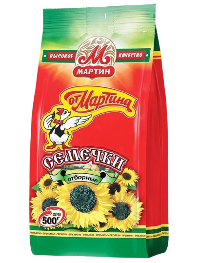 B30. Sunflower Seeds ~ Семечки От Мартина отборые 500г*10шт