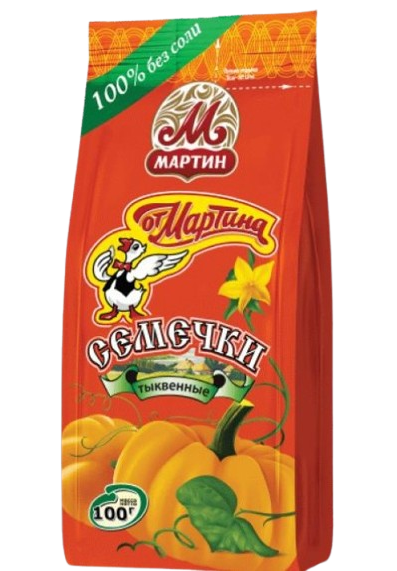 1. Sunflower Seeds ~ «Мартин» Семечки От Мартина тыквенные 100гр*20шт