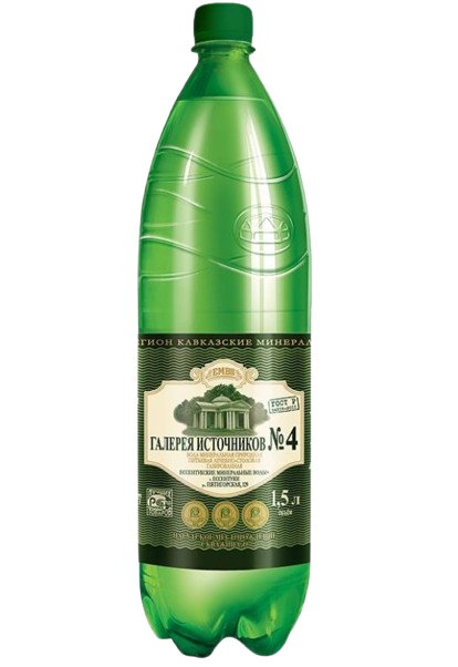 0. Mineral Water | Carbonated Drinks ~ ЕМБ Минеральная вода ТМ «Галерея источников № 4» 1,5л*6шт