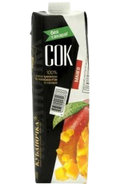 0. Mineral Water | Carbonated Drinks Juice ~ Кубаночка Сок Манго с мякотью 1л*12шт