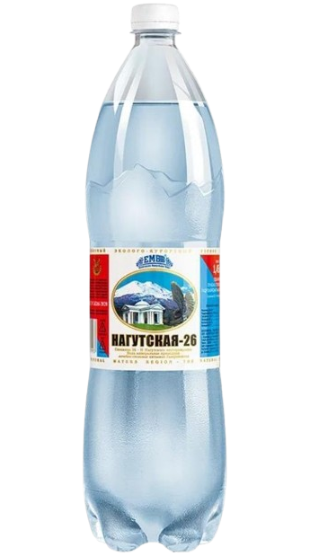 J23. Mineral water ~ Нагутская-26 1,45л*6шт
