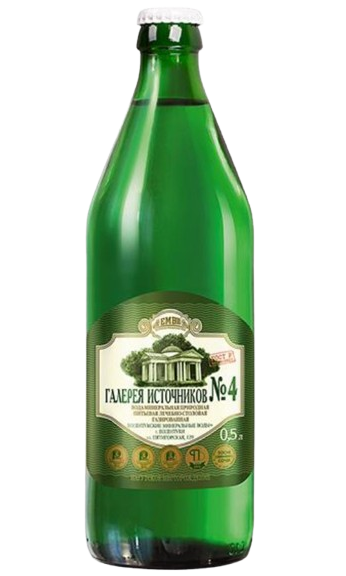 0. Mineral Water | Carbonated Drinks ~ ЕМБ Минеральная вода ТМ «Галерея источников № 4» 500мл*20шт