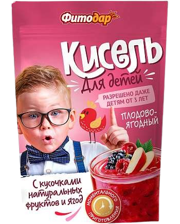 Tea & Kisel ~ «Фитодар» Для детей Кисель плодово-ягодный 150г*16шт