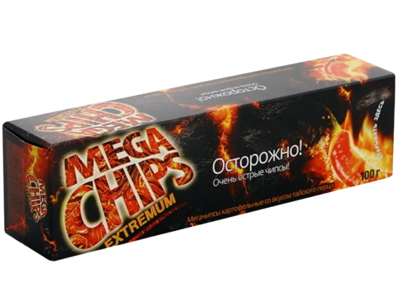 7. Chips ~ МегаЧипсы EXTREMUM Тайский перец 100гр*25шт