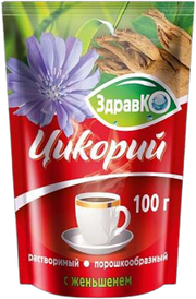 C16. Chicory ~ Цикорий растворимый с женьшенем 100г*12шт